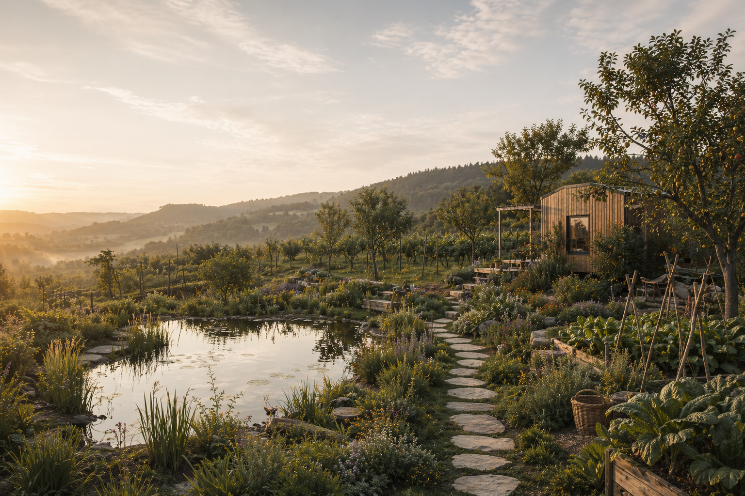 Cena conceptual de estadia